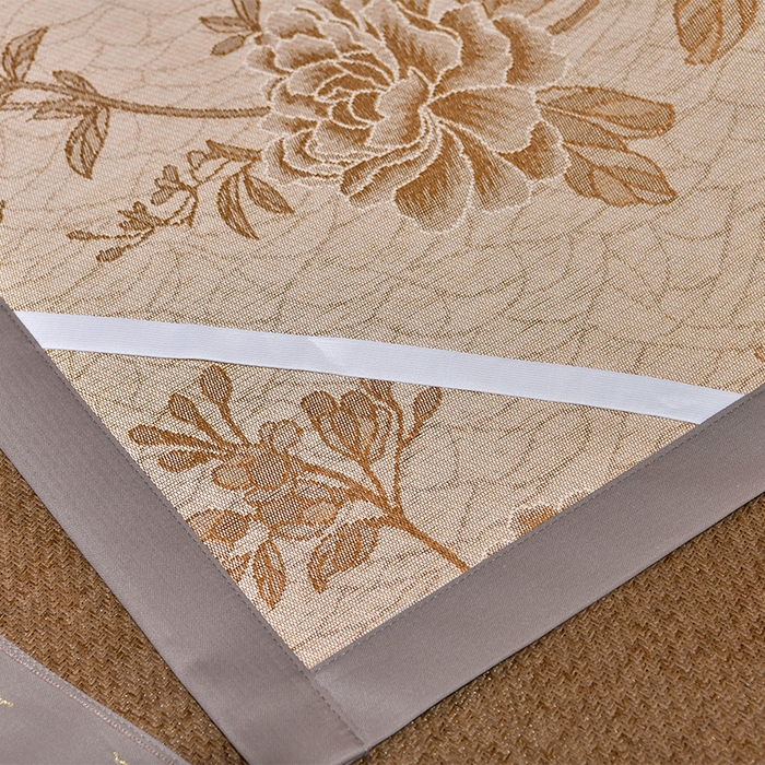 91家纺网 家纺一手货源 找家纺 小牛席业 2026新款丛林小鹿绣花清凉-双面席系列 丛林小鹿-绣花清凉席（浅咖）