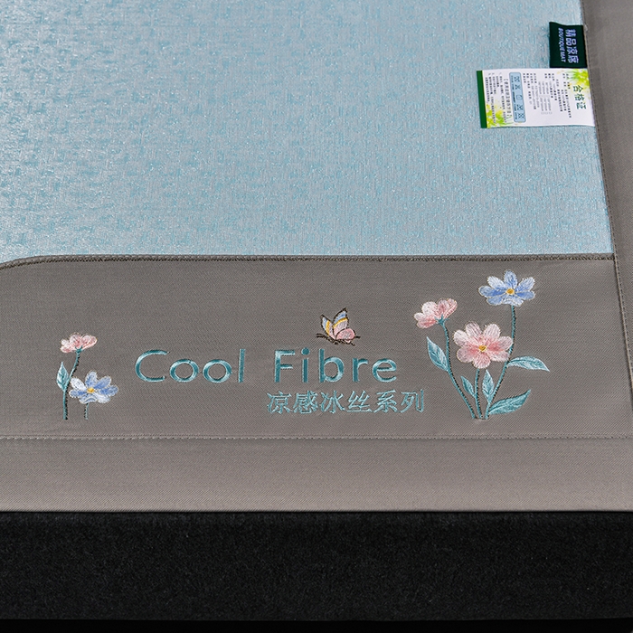 91家纺网 家纺一手货源 找家纺 小牛席业 2026新款超精密冰丝席凉席席子-肌理纹系列 超精密冰丝席-肌理纹（蓝色）