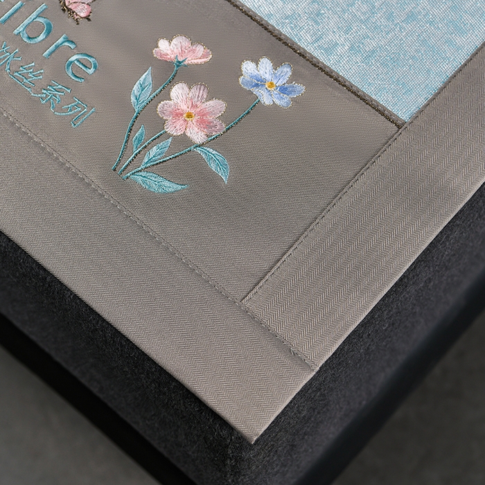 91家纺网 家纺一手货源 找家纺 小牛席业 2026新款超精密冰丝席凉席席子-肌理纹系列 超精密冰丝席-肌理纹（蓝色）