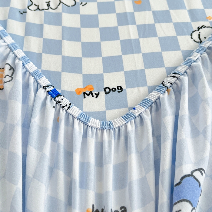 91家纺网 家纺一手货源 找家纺 （总）梦卓家纺 2026新款印花卡通系列亲肤水洗棉床笠