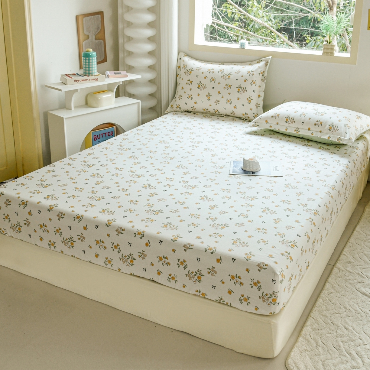 91家纺网 家纺一手货源 找家纺 （总）缘舒家纺 2026新款全棉纯棉印花单床笠床笠单件