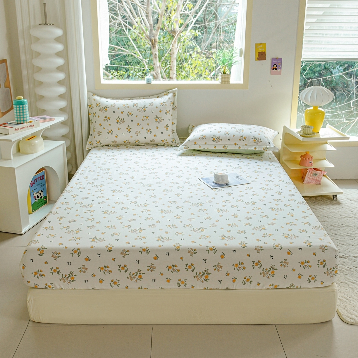 91家纺网 家纺一手货源 找家纺 （总）缘舒家纺 2026新款全棉纯棉印花单床笠床笠单件