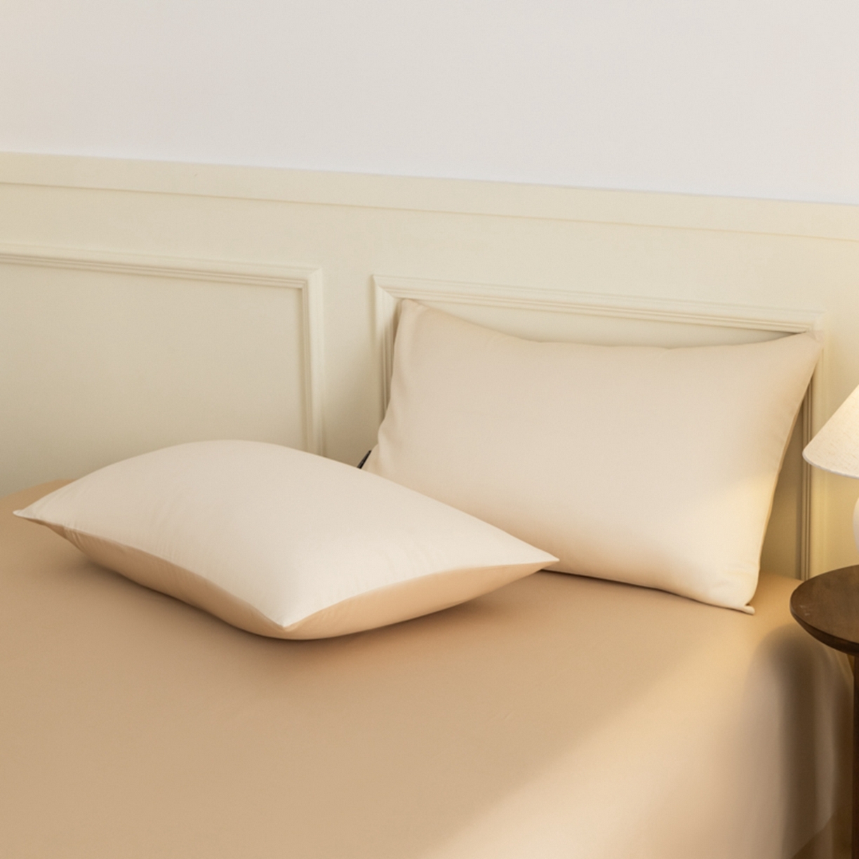 91家纺网 家纺一手货源 找家纺 （总）秀色家纺 2026新款高端100pro新疆长绒棉床上四件套全棉纯棉四季纯色双拼高级感礼品团购四件套-米朵