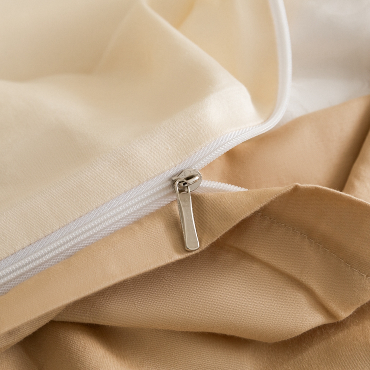 91家纺网 家纺一手货源 找家纺 （总）秀色家纺 2026新款高端100pro新疆长绒棉床上四件套全棉纯棉四季纯色双拼高级感礼品团购四件套-米朵