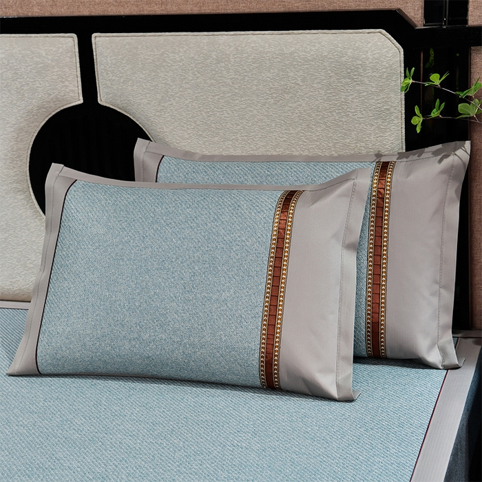 91家纺网 家纺一手货源 找家纺 （总）小牛席业 2026新款加厚款-经典艾草养生席系列