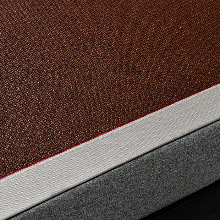 91家纺网 家纺一手货源 找家纺 小牛席业 2026新款加厚款-经典艾草养生席系列 艾草席-黑咖