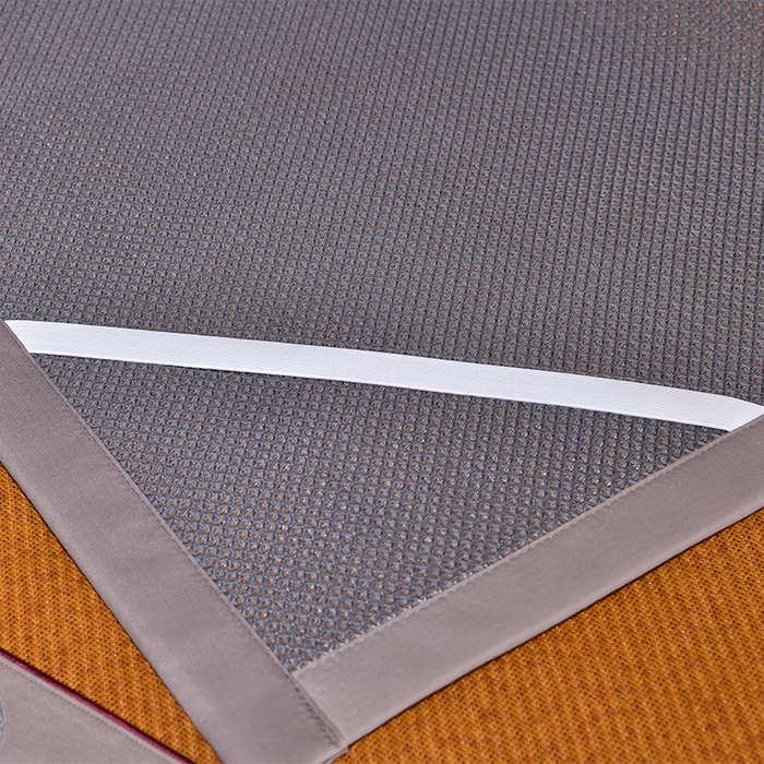 91家纺网 家纺一手货源 找家纺 小牛席业 2026新款加厚款-经典艾草养生席系列 艾草席-红棕（新角度）