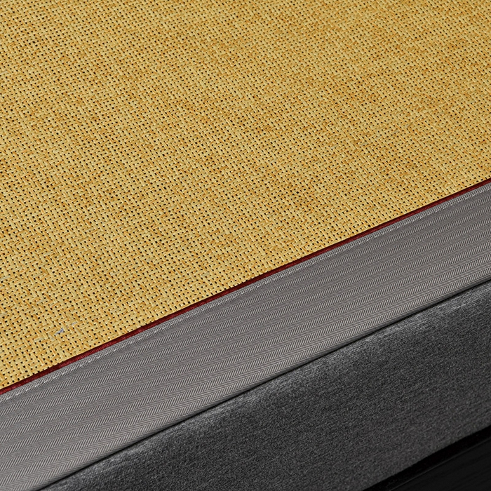 91家纺网 家纺一手货源 找家纺 小牛席业 2026新款加厚款-经典艾草养生席系列 艾草席-黄藤