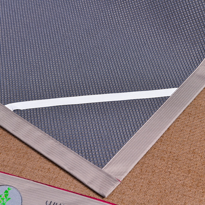 91家纺网 家纺一手货源 找家纺 小牛席业 2026新款加厚款-经典艾草养生席系列 艾草席-浅咖