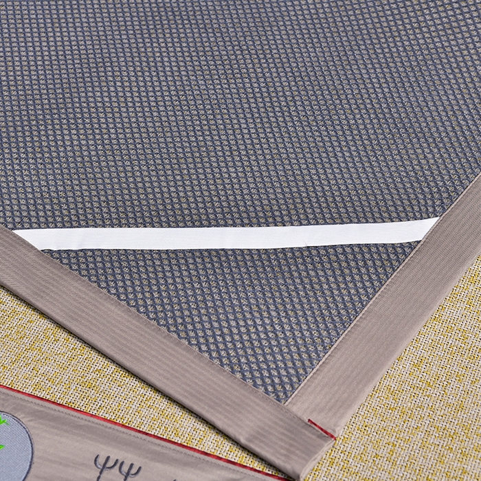 91家纺网 家纺一手货源 找家纺 小牛席业 2026新款加厚款-经典艾草养生席系列 艾草席-亚麻