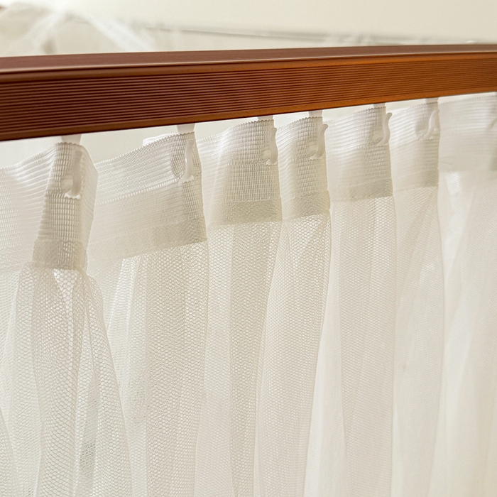 91家纺网 家纺一手货源 找家纺 梦尔佳蚊帐 2026新款百花盛开系列导轨蚊帐 单层 洁白如霞