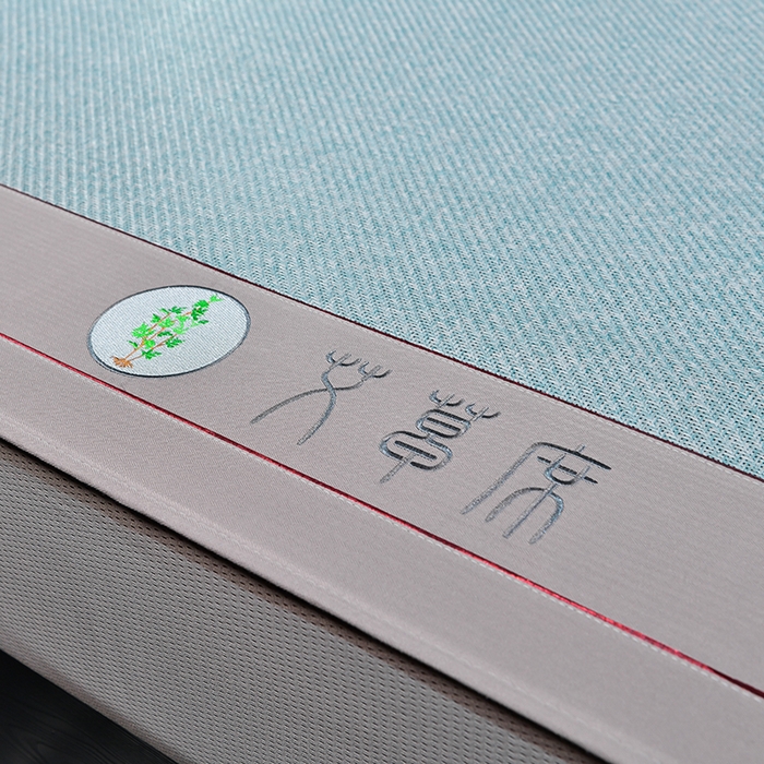 91家纺网 家纺一手货源 找家纺 （总）小牛席业 2026新款加厚款-经典艾草养生席（床笠款）