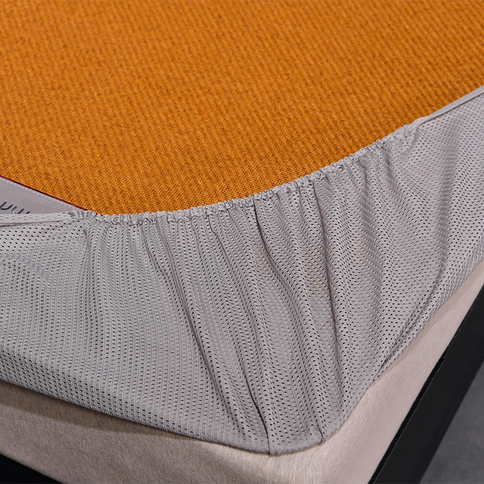 91家纺网 家纺一手货源 找家纺 小牛席业 2026新款加厚款-经典艾草养生席（床笠款） 艾草养生席-床笠款-红棕