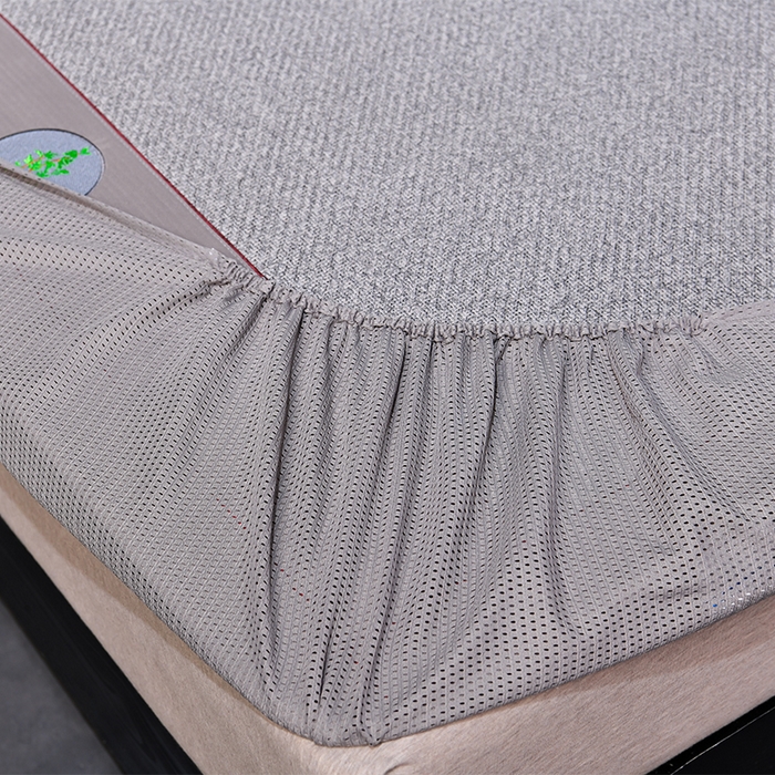 91家纺网 家纺一手货源 找家纺 小牛席业 2026新款加厚款-经典艾草养生席（床笠款） 艾草养生席-床笠款-灰色