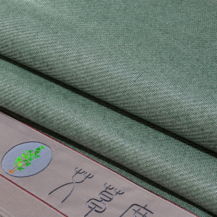 91家纺网 家纺一手货源 找家纺 小牛席业 2026新款加厚款-经典艾草养生席（床笠款） 艾草养生席-床笠款-墨绿