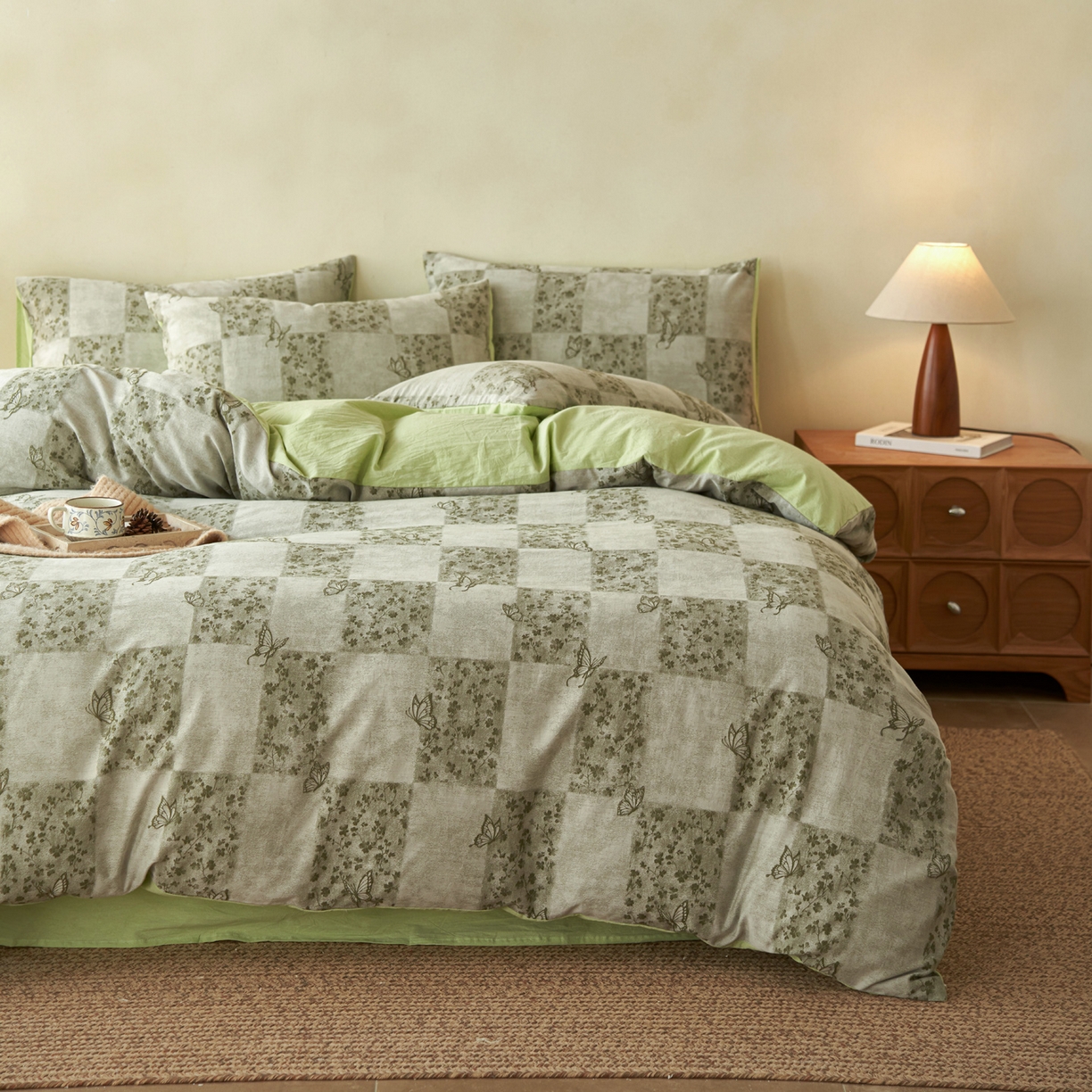 91家纺网 家纺一手货源 找家纺 （总）如一 2026新款色织提花全棉水洗棉四件套第三批