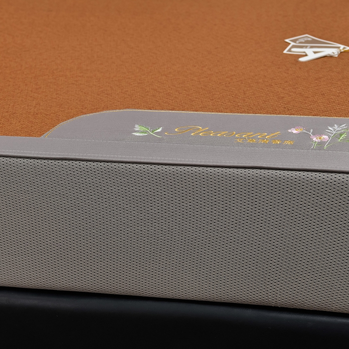 91家纺网 家纺一手货源 找家纺 小牛席业 2026新款加厚款-艾草清新养生席（床笠款） 加厚款-艾草清香养生（床笠款）-红棕