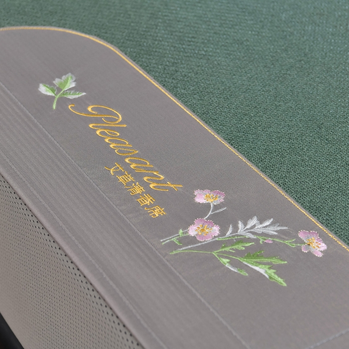 91家纺网 家纺一手货源 找家纺 小牛席业 2026新款加厚款-艾草清新养生席（床笠款） 加厚款-艾草清香养生（床笠款）-墨绿