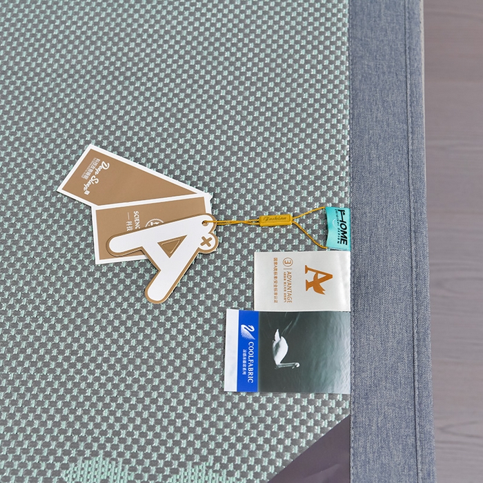 91家纺网 家纺一手货源 找家纺 小牛席业 2026新款加厚款-天鹅冰藤席系列（床笠款） 天鹅冰藤席系列（床笠款）-绿色