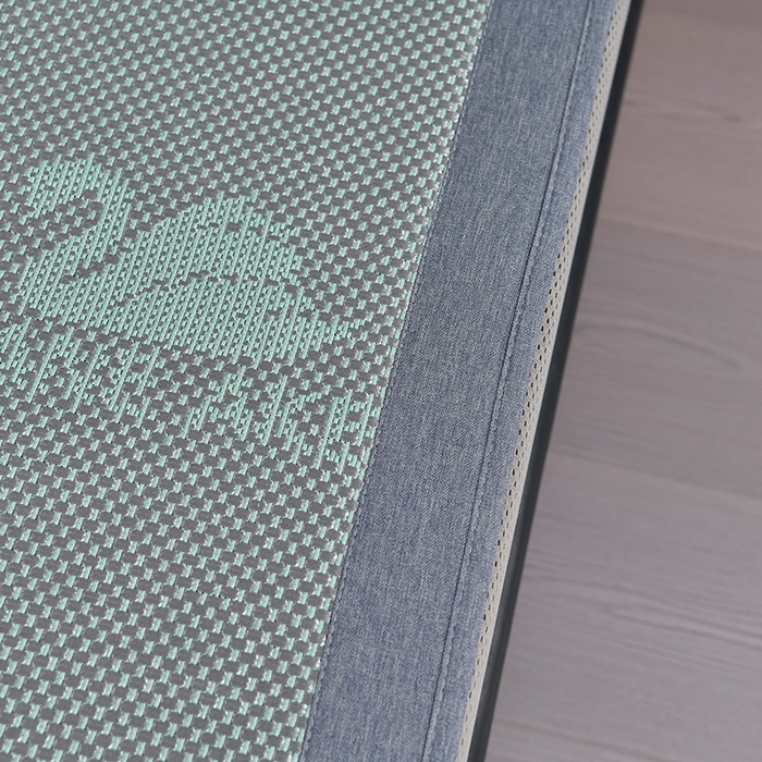 91家纺网 家纺一手货源 找家纺 小牛席业 2026新款加厚款-天鹅冰藤席系列（床笠款） 天鹅冰藤席系列（床笠款）-绿色