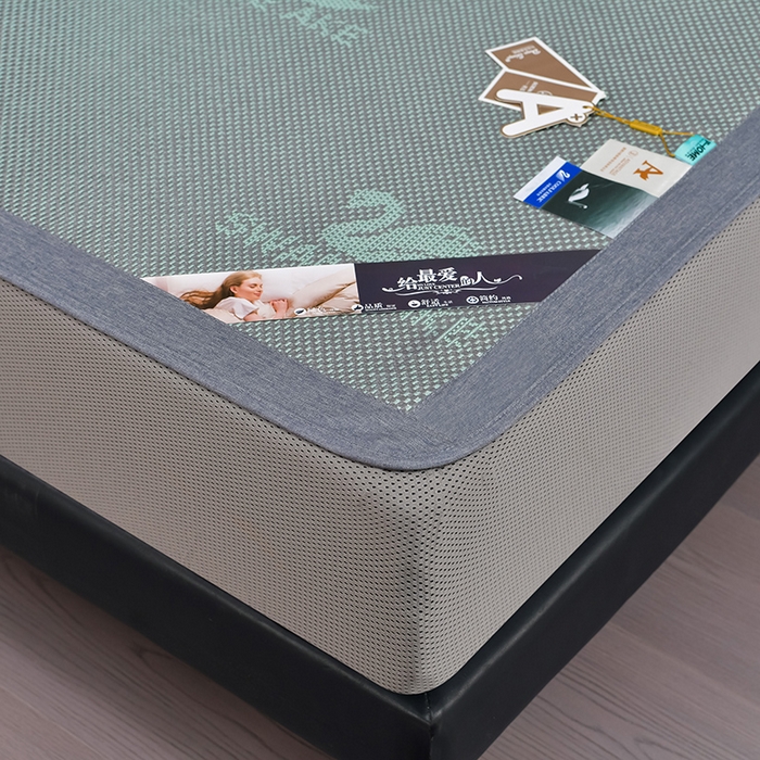 91家纺网 家纺一手货源 找家纺 小牛席业 2026新款加厚款-天鹅冰藤席系列（床笠款） 天鹅冰藤席系列（床笠款）-绿色