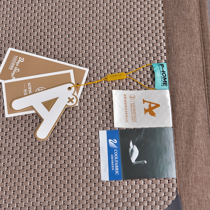 91家纺网 家纺一手货源 找家纺 小牛席业 2026新款加厚款-天鹅冰藤席系列（床笠款） 天鹅冰藤席系列（床笠款）-香槟