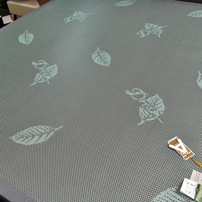 91家纺网 家纺一手货源 找家纺 小牛席业 2026新款加厚款叶语冰藤席系列 加厚款-叶语冰藤席-绿色