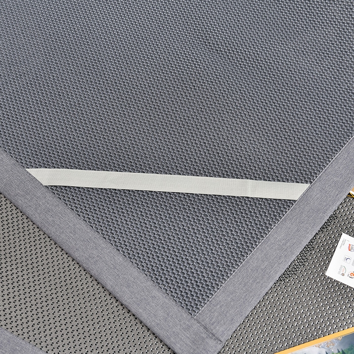 91家纺网 家纺一手货源 找家纺 小牛席业 2026新款加厚款叶语冰藤席系列 加厚款-叶语冰藤席-黑咖