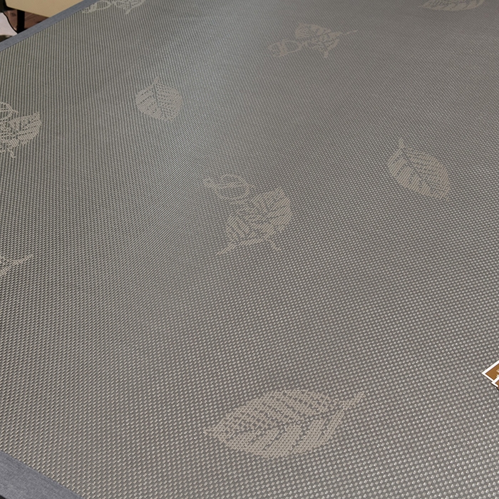 91家纺网 家纺一手货源 找家纺 小牛席业 2026新款加厚款叶语冰藤席系列 加厚款-叶语冰藤席-灰色