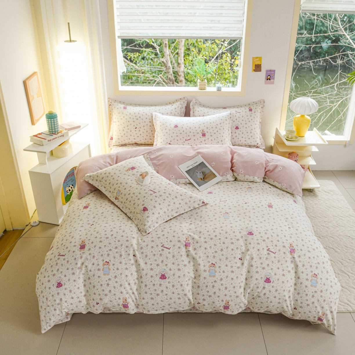 91家纺网 家纺一手货源 找家纺 （总）缘舒家纺 2026新款全棉纯棉印花单被套被套单件