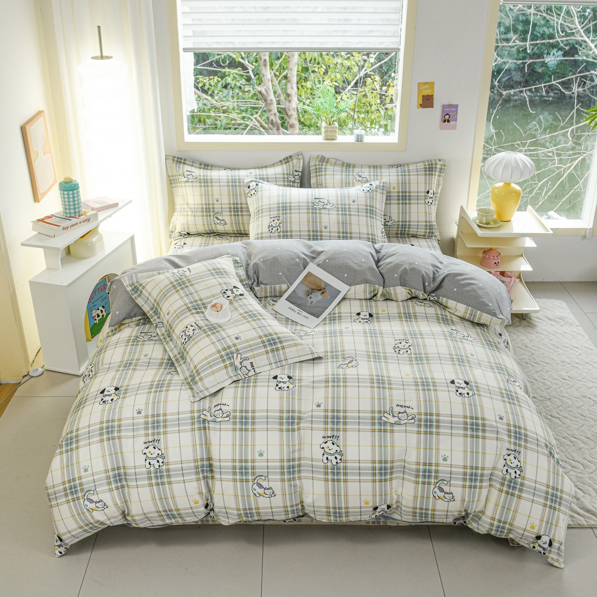 91家纺网 家纺一手货源 找家纺 （总）缘舒家纺 2026新款全棉纯棉印花单被套被套单件