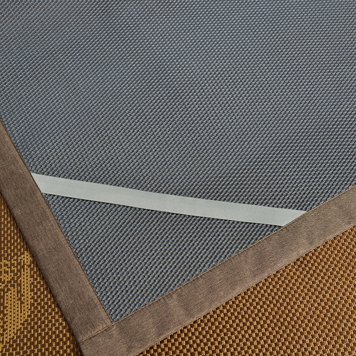 91家纺网 家纺一手货源 找家纺 小牛席业 2026新款加厚款叶语冰藤席系列 加厚款-叶语冰藤席-咖色