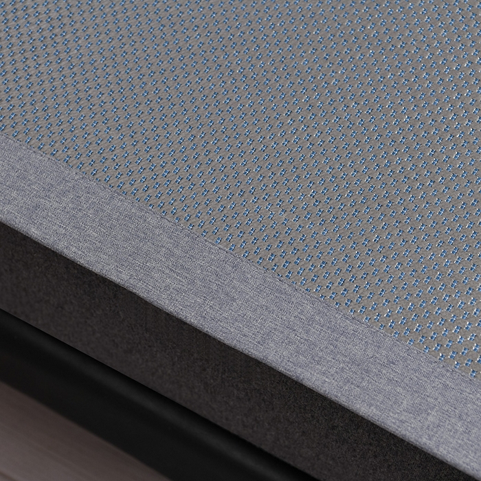 91家纺网 家纺一手货源 找家纺 小牛席业 2026新款加厚款叶语冰藤席系列 加厚款-叶语冰藤席-蓝色