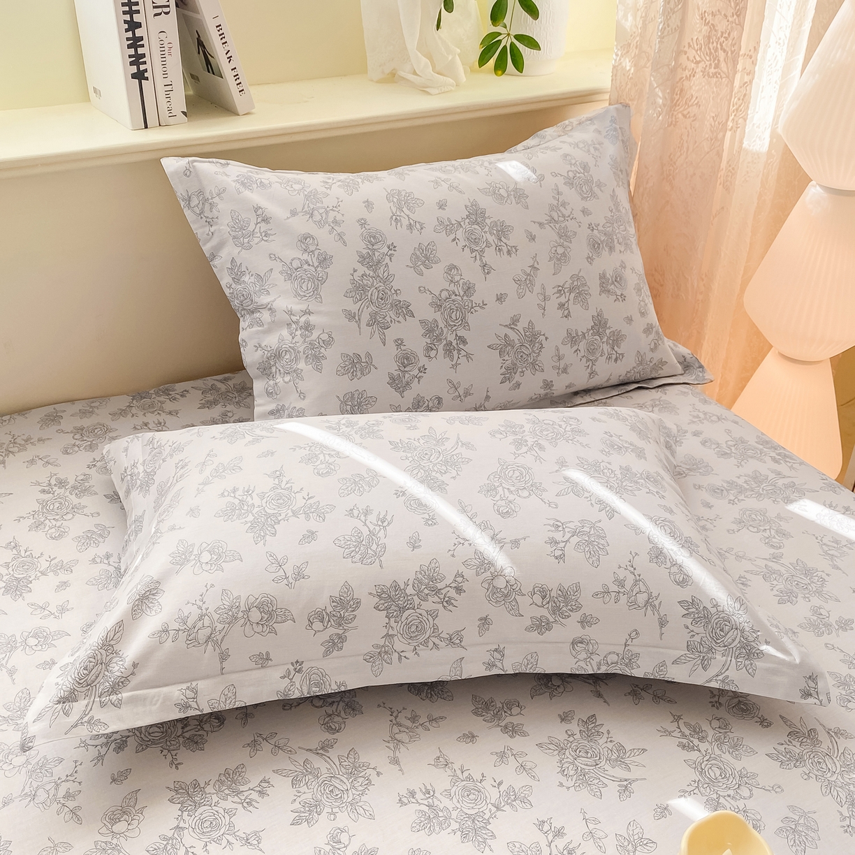 91家纺网 家纺一手货源 找家纺 女子家纺 2026新款全棉纯棉印花小清新系列单床笠单品床笠床笠单件 摩菲