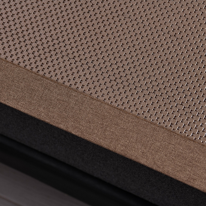 91家纺网 家纺一手货源 找家纺 小牛席业 2026新款加厚款叶语冰藤席系列 加厚款-叶语冰藤席-香槟