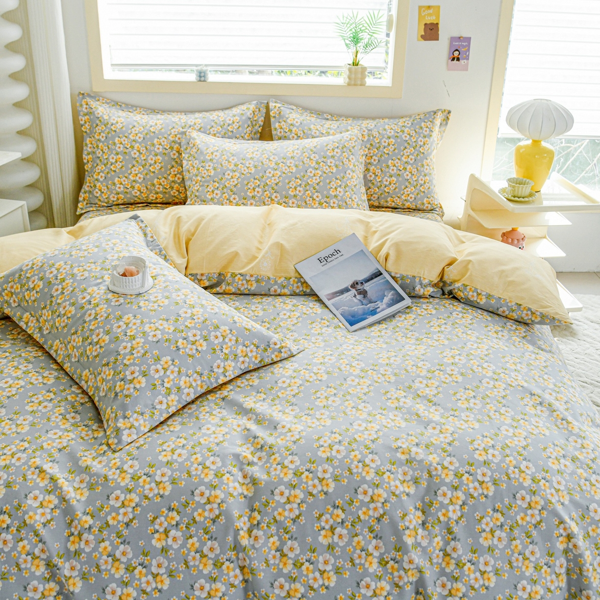 91家纺网 家纺一手货源 找家纺 缘舒家纺 2026新款全棉纯棉印花单被套被套单件 繁花