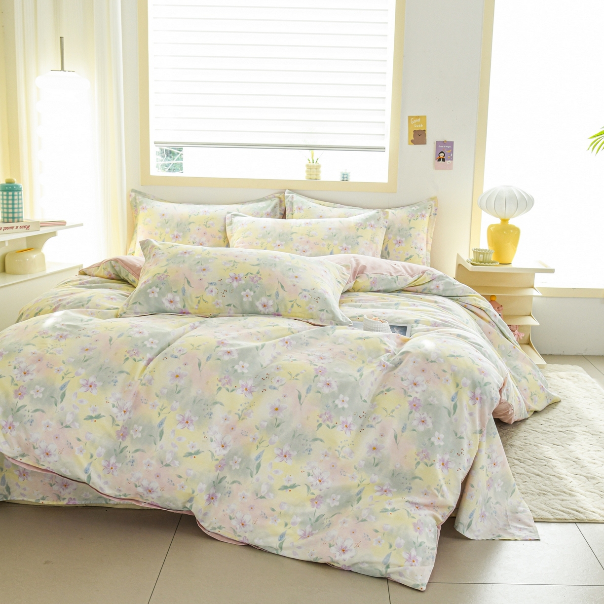 91家纺网 家纺一手货源 找家纺 缘舒家纺 2026新款全棉纯棉印花单被套被套单件 风堇