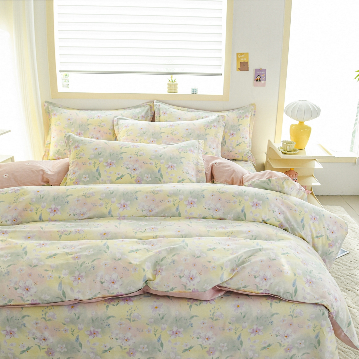 91家纺网 家纺一手货源 找家纺 缘舒家纺 2026新款全棉纯棉印花单被套被套单件 风堇