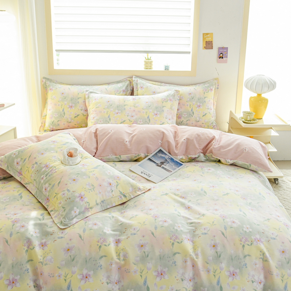 91家纺网 家纺一手货源 找家纺 缘舒家纺 2026新款全棉纯棉印花单被套被套单件 风堇