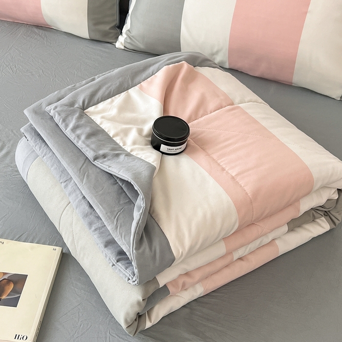 91家纺网 家纺一手货源 找家纺 （总）宝士康家纺 2026新款10A抗菌无印风单夏被/夏被四件套 被子被芯