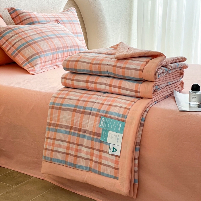 91家纺网 家纺一手货源 找家纺 （总）宝士康家纺 2026新款10A抗菌无印风单夏被/夏被四件套 被子被芯