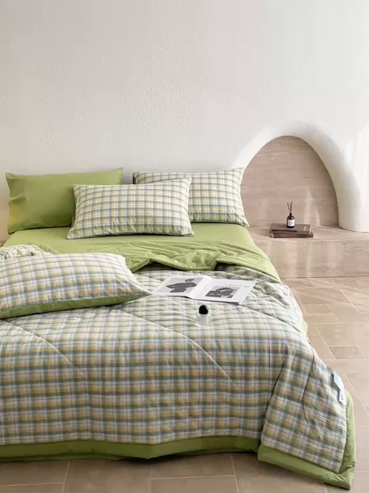 91家纺网 家纺一手货源 找家纺 （总）宝士康家纺 2026新款10A抗菌无印风单夏被/夏被四件套 被子被芯