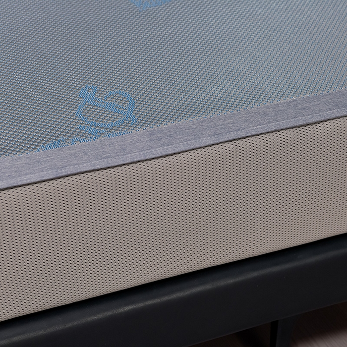 91家纺网 家纺一手货源 找家纺 小牛席业 202新款加厚款-叶语冰藤席系列（床笠款）凉席藤席冰藤席冰丝席竹席草席空调席乳胶席豆豆席 加厚款-叶语冰藤席系列床笠款-蓝色