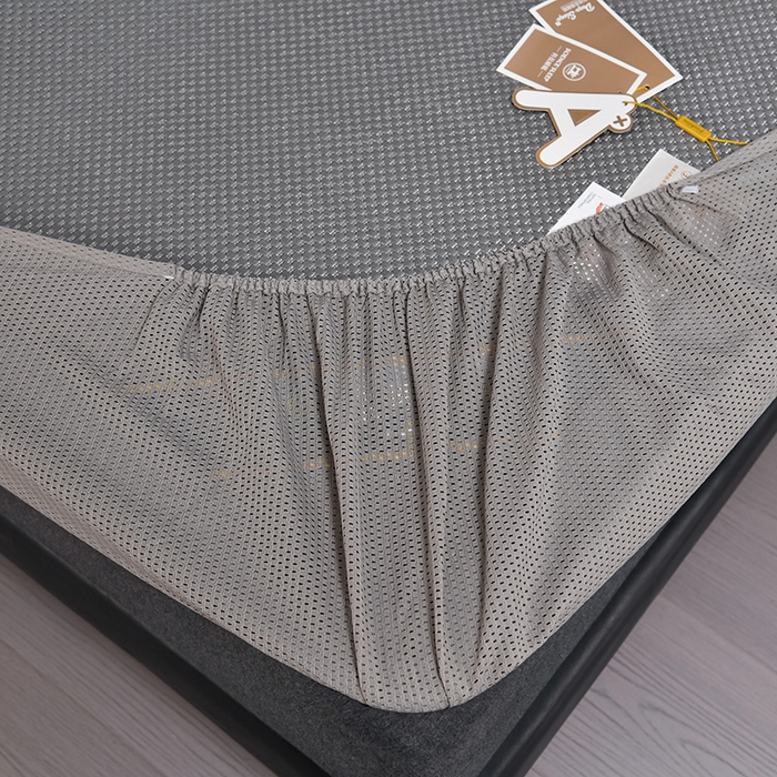 91家纺网 家纺一手货源 找家纺 小牛席业 202新款加厚款-叶语冰藤席系列（床笠款）凉席藤席冰藤席冰丝席竹席草席空调席乳胶席豆豆席 加厚款-叶语冰藤席系列床笠款-浅灰