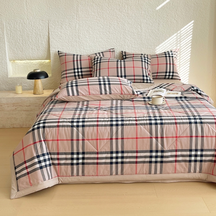 91家纺网 家纺一手货源 找家纺 宝士康家纺 2026新款10A抗菌无印风单夏被/夏被四件套 被子被芯 宝利格