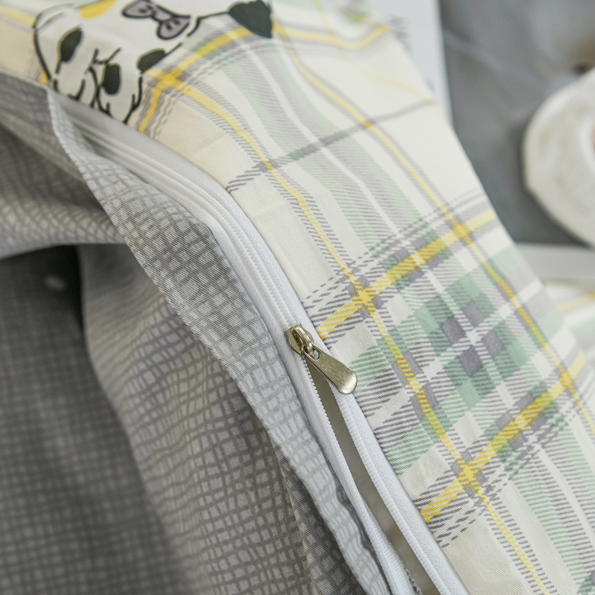 91家纺网 家纺一手货源 找家纺 缘舒家纺 2026新款全棉纯棉印花单被套被套单件 酷乐爱宠