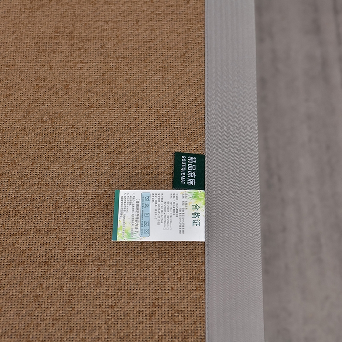 91家纺网 家纺一手货源 找家纺 小牛席业 2026新款加厚款-艾草清香养生席系列（全藤席面） 加厚款-艾草清香养生席（浅咖）