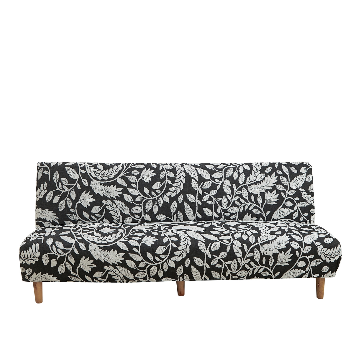 91家纺网 家纺一手货源 找家纺 逐日沙发套 2026新款提花系列-沙发床 素奢柳韵-月光白