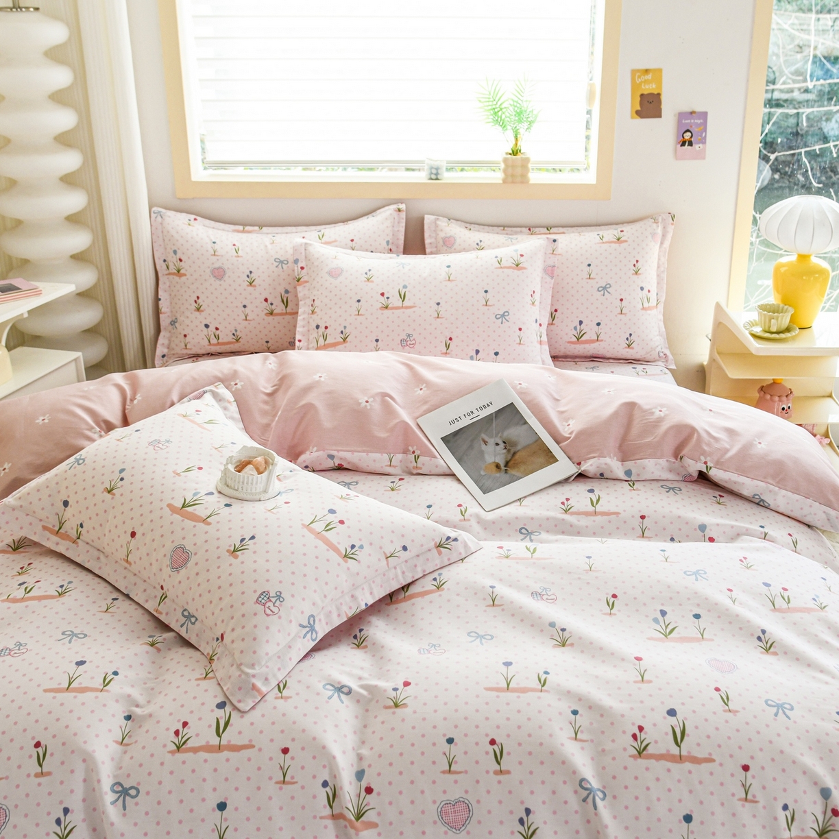 91家纺网 家纺一手货源 找家纺 缘舒家纺 2026新款全棉纯棉印花单被套被套单件 软萌芽芽