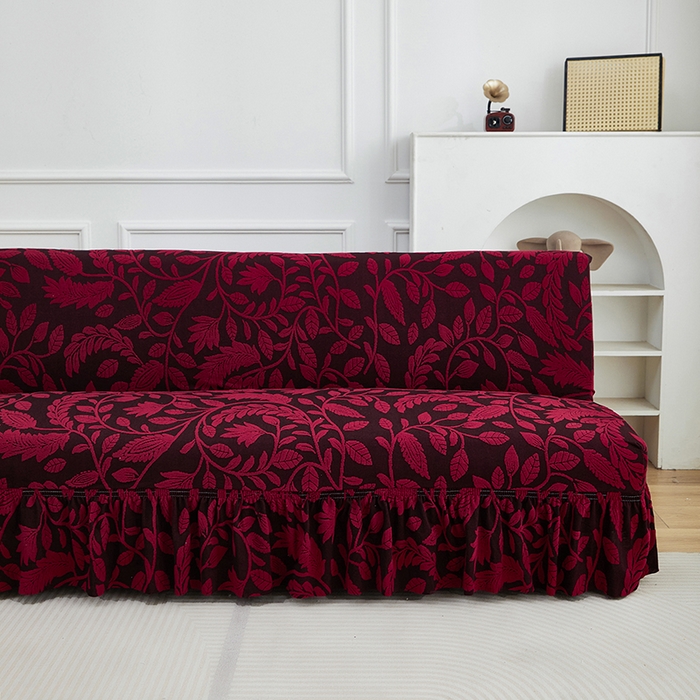 91家纺网 家纺一手货源 找家纺 （总）逐日沙发套 2026新款提花系列-沙发床裙摆